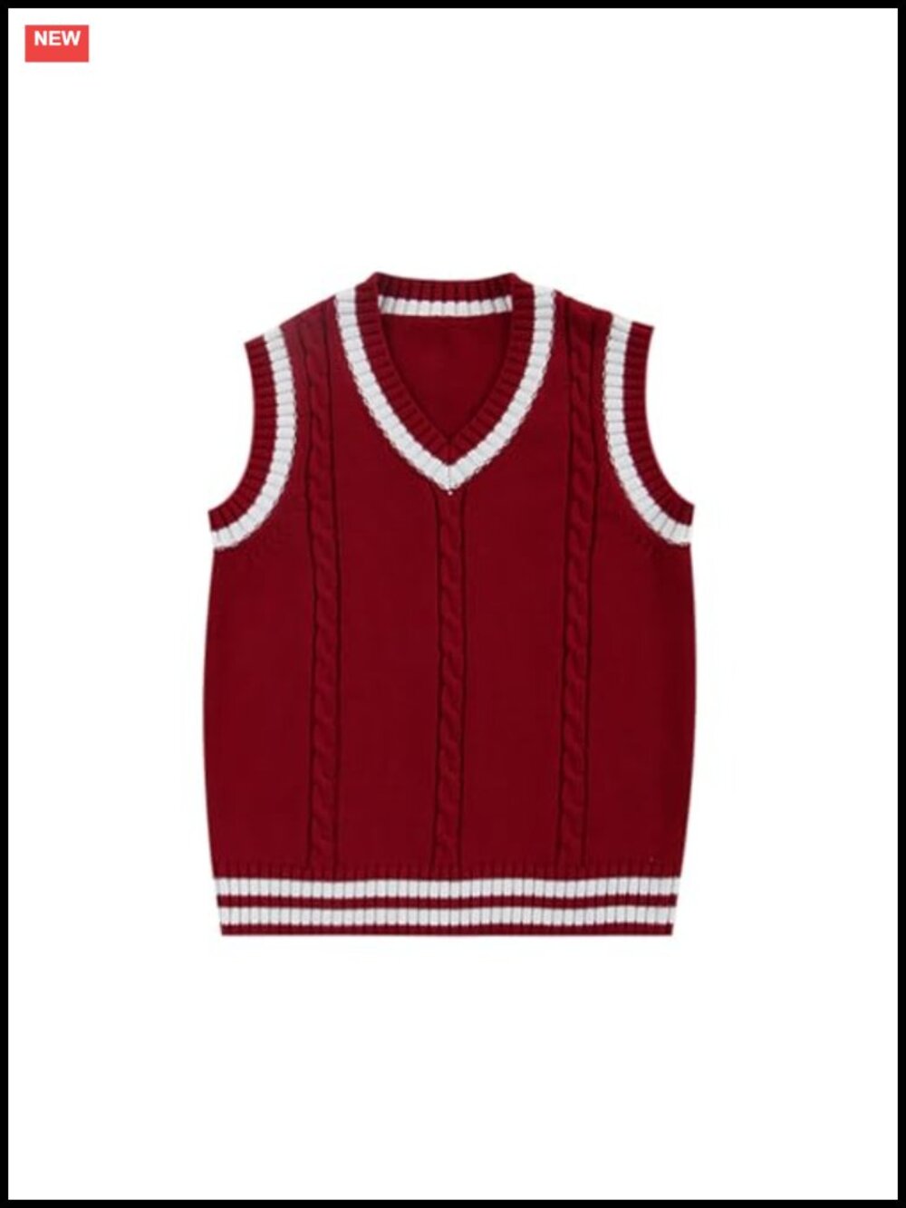 Women's 100% Cotton V Neck Sweater Vest Sleeveless Knit Pullover Tank Top
